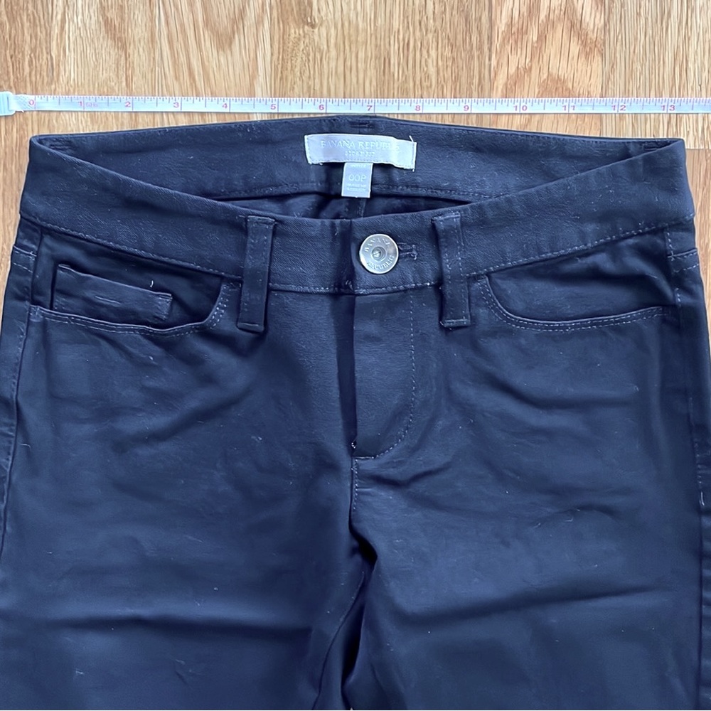 NWOT BANANA REPUBLIC Sloan Fit Pant Black 00P - Picture 12 of 15